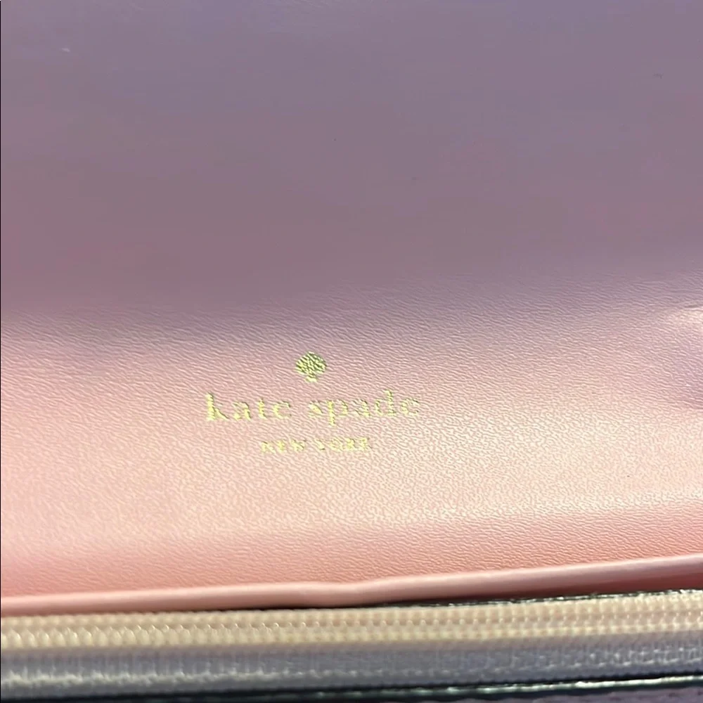 Kate Spade Pink and Gold Bow Clutch - Picture 11 of 16